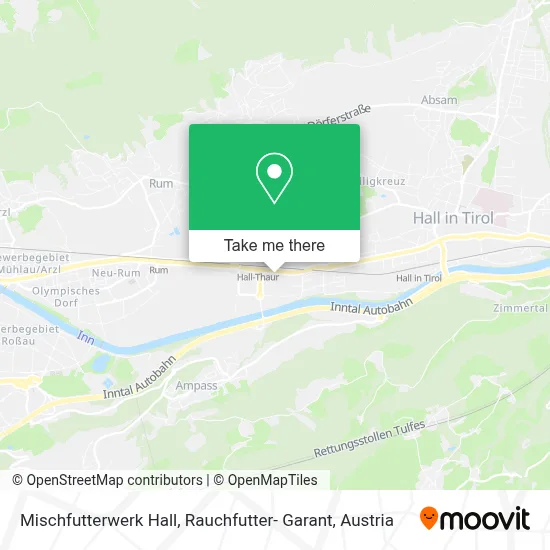 Mischfutterwerk Hall, Rauchfutter- Garant map