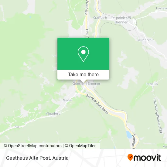 Gasthaus Alte Post map