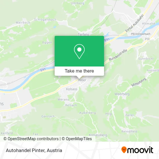 Autohandel Pinter map