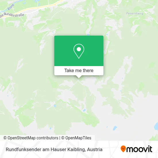 Rundfunksender am Hauser Kaibling map