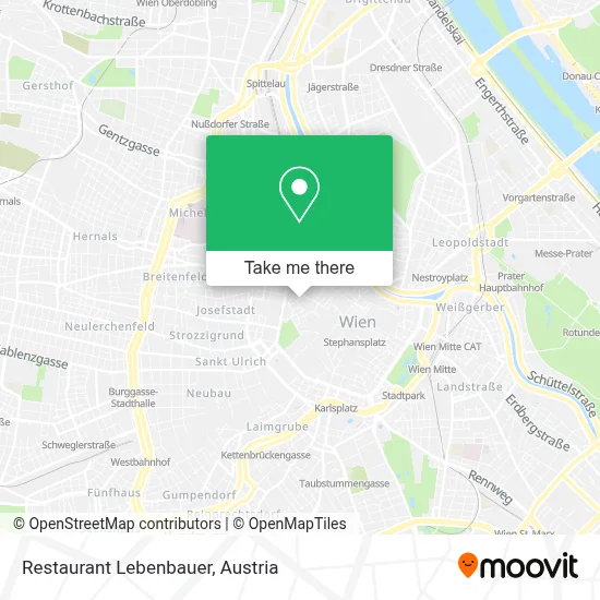 Restaurant Lebenbauer map