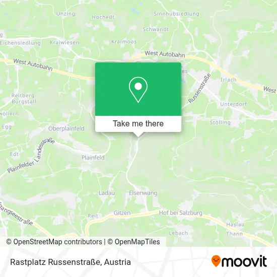 Rastplatz Russenstraße map
