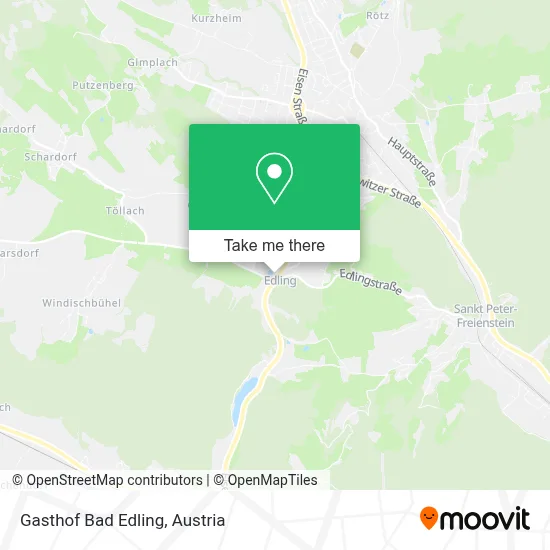 Gasthof Bad Edling map