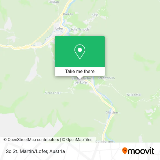 Sc St. Martin/Lofer map