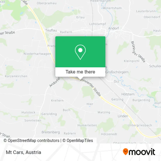 Mt Cars map