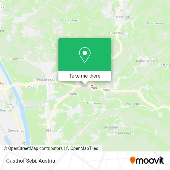 Gasthof Sebi map