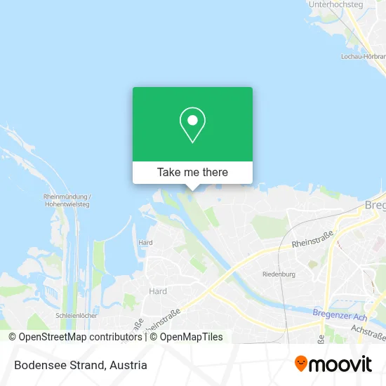 Bodensee Strand map