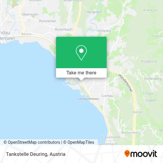 Tankstelle Deuring map