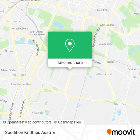 Spedition Kridtner map