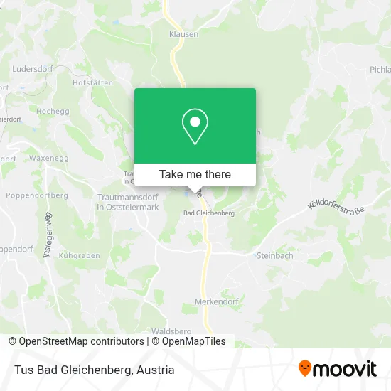 Tus Bad Gleichenberg map