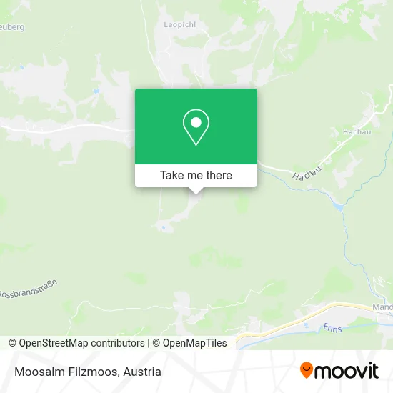 Moosalm Filzmoos map