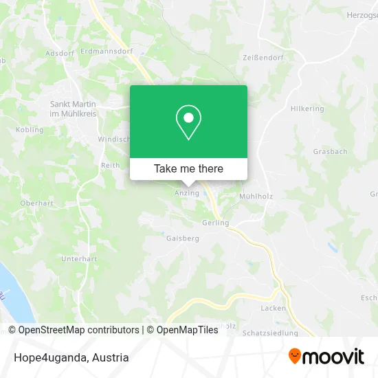 Hope4uganda map
