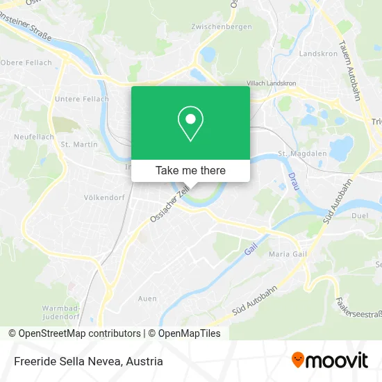 Freeride Sella Nevea map
