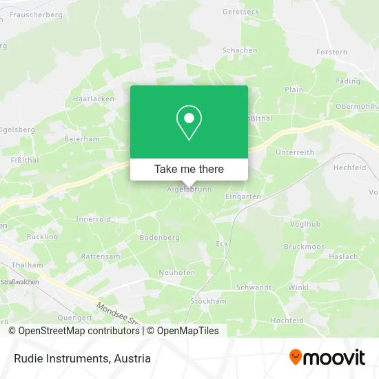 Rudie Instruments map