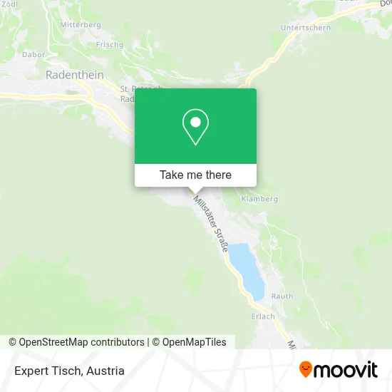 Expert Tisch map