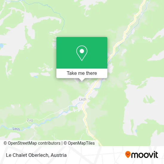 Le Chalet Oberlech map