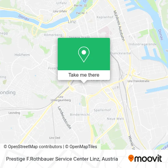 Prestige F.Rothbauer Service Center Linz map