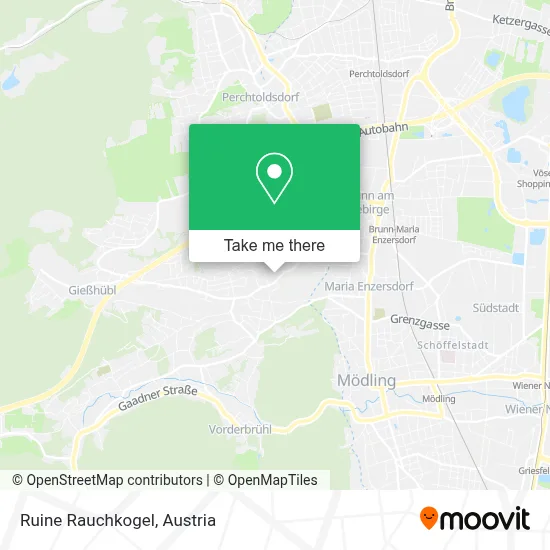 Ruine Rauchkogel map