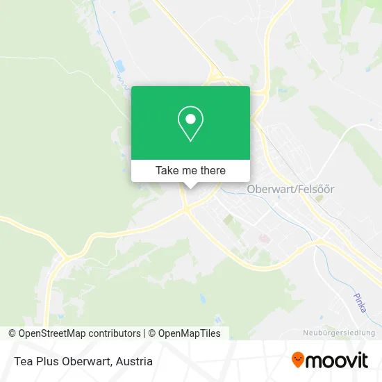 Tea Plus Oberwart map