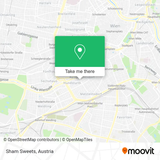 Sham Sweets map