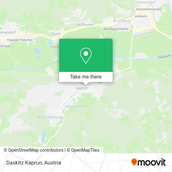Daskitz Kaprun map