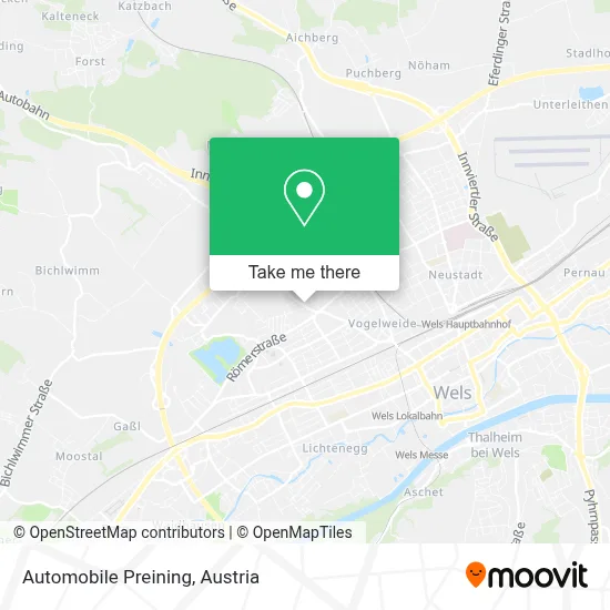 Automobile Preining map