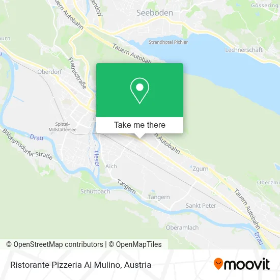 Ristorante Pizzeria Al Mulino map