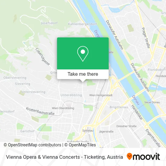 Vienna Opera & Vienna Concerts - Ticketing map