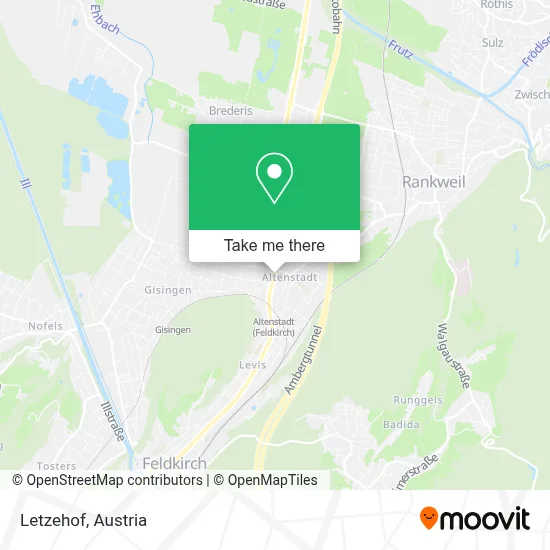 Letzehof map