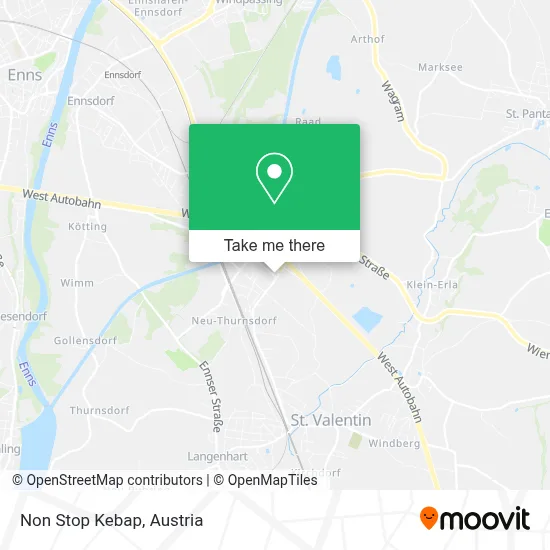 Non Stop Kebap map