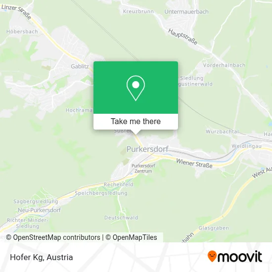 Hofer Kg map