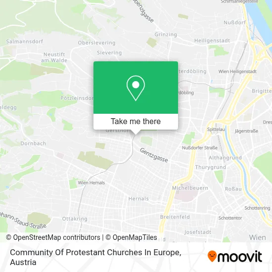 Community Of Protestant Churches In Europe map