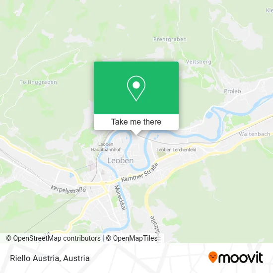 Riello Austria map