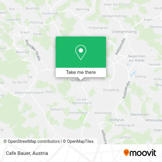 Cafe Bauer map