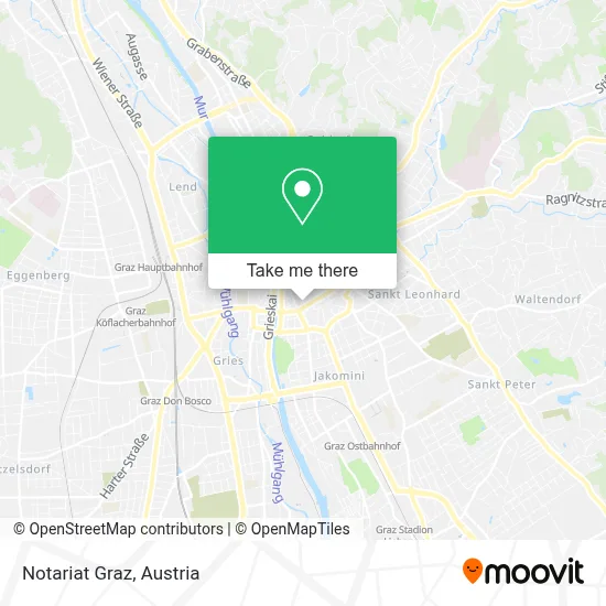 Notariat Graz map