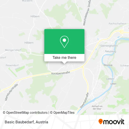 Basic Baubedarf map