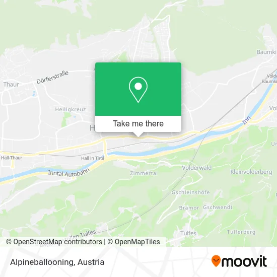 Alpineballooning map