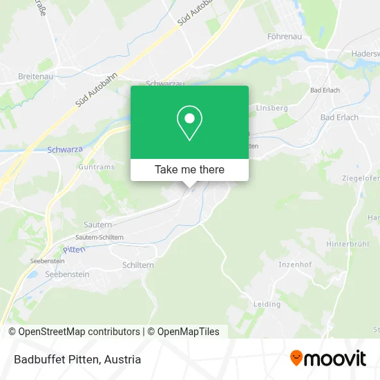 Badbuffet Pitten map
