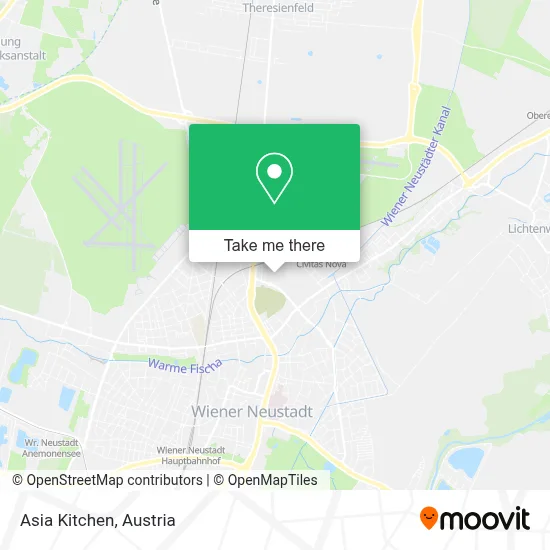 Asia Kitchen map