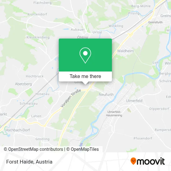 Forst Haide map