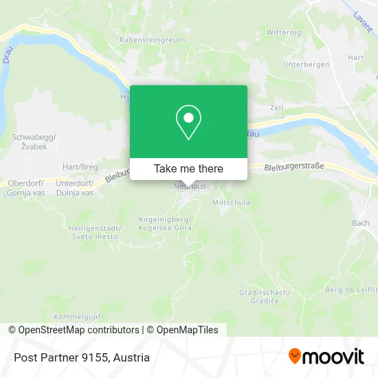 Post Partner 9155 map