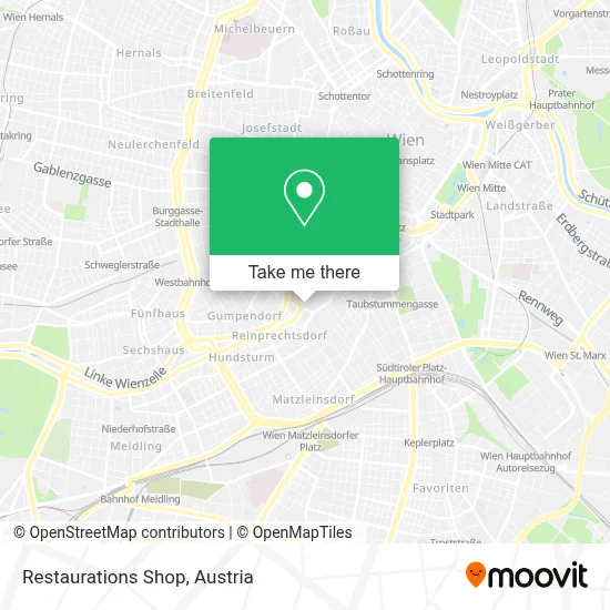 Restaurations Shop map