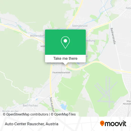 Auto-Center Rauscher map