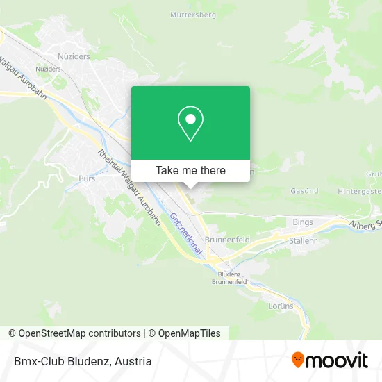 Bmx-Club Bludenz map