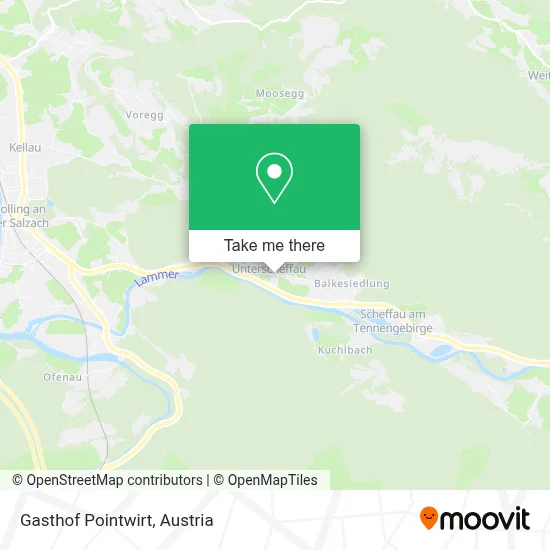 Gasthof Pointwirt map