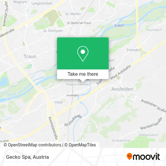Gecko Spa map