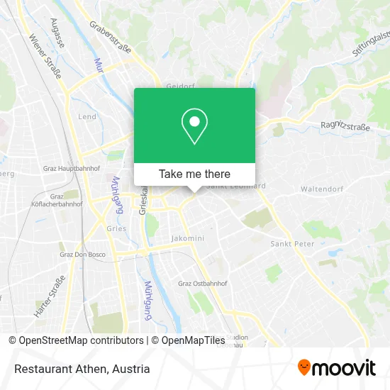 Restaurant Athen map