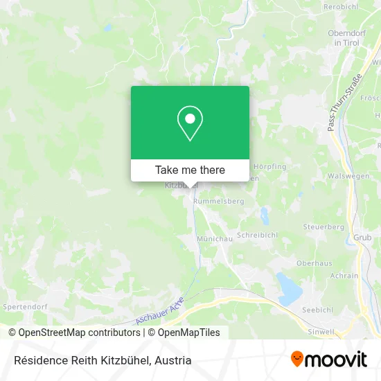 Résidence Reith Kitzbühel map