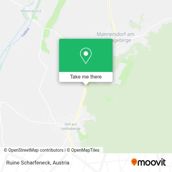 Ruine Scharfeneck map