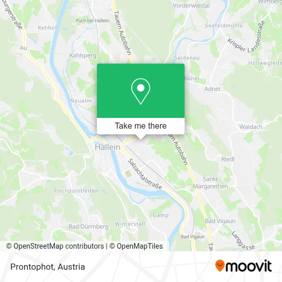 Prontophot map